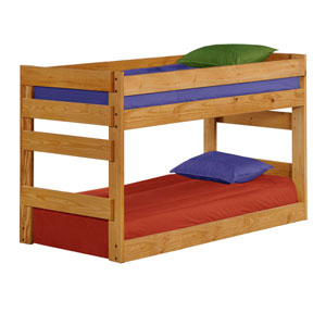 Solid Wood Twin/Twin Bottom Bunk Bed 3003B(PC)