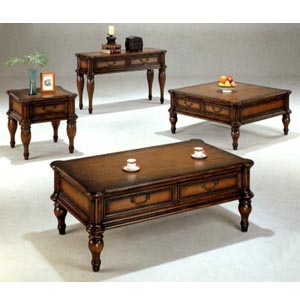 Occasional Tables In Pecan Finish 304_ (CO)