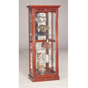 Curio Cabinet in Cherry 3062(CO)