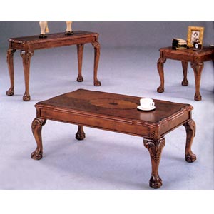 Brown Finish Coffee Table 3074 (CO)