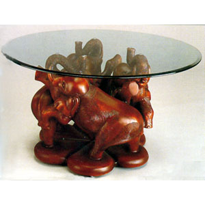 Lucky Elephant Cocktail Table 3150-00 (WD)