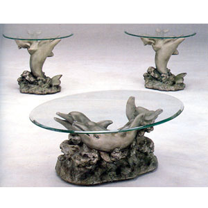 Dolphins Occasional Table Set 3180/3179 (WD)