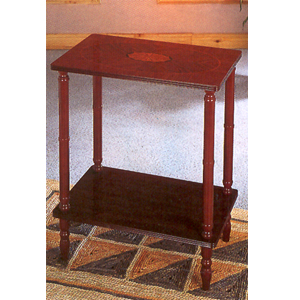 Cherry Parquet Finish Two Shelf Stand 3235 (CO)