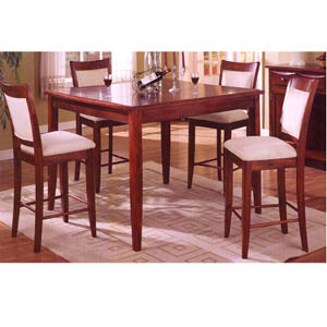 5 Pc Cherry Finish Dining Set CM3265PT/PC (IEM)