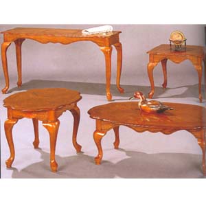 Oak Queen Anne Cocktail Table 3370-00 (WD)