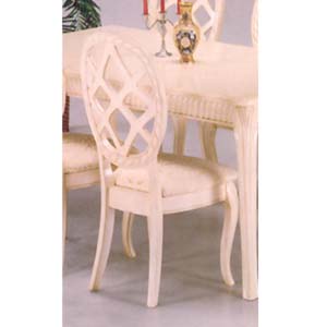 White Wash Finish Side Chair 3517 (IEM)