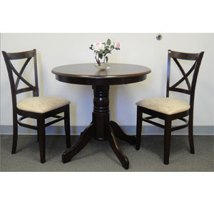 3-Pc Solid Wood Bistro Set 353CA/553CAF (SBFS)