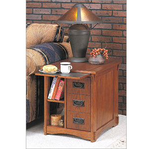 Mission Oak Magazine Cabinet 356(PW)