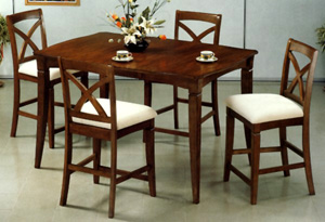 Ash Veneer Bar Table Set 3578/3588 (CO)