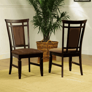 Allspice Espresso Dining Side Chair 358-434(PW)