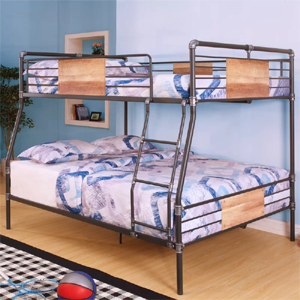 Twin XL Over Queen Bunk Bed 400 lbs Wt Cap.