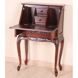 Windsor Hand Carved Wood Secretary Desk 3832(WFFS)