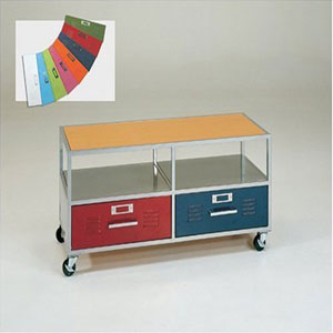 Locker TV Media Cart, Multicolor 38-6703-997(AFA)