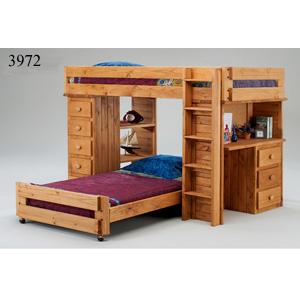 Twin/Twin Student Loft Bed 397_ (PC)