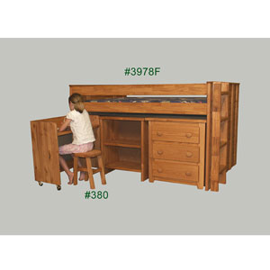 Junior Loft Bed 3978_(PC)