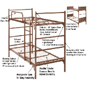 Demountable Metal Bunk Bed 4000(ABM)