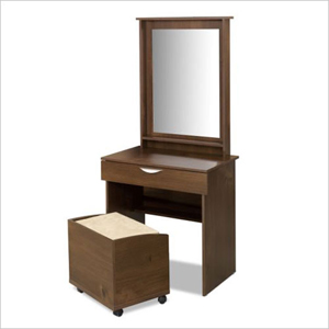 Truffle Vanity and Mirror 401216(NX)