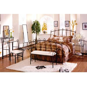 Allure Casual Metal Bedrooom Set 4050F&Q (ML)