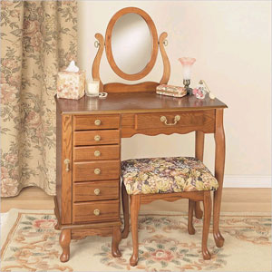 Nostalgic Oak Vanity Set 407 (PW)