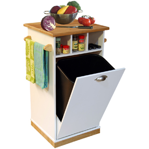 Butcher Block Bin w/pantry 4121(VH)