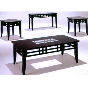 Antique Black Coffee Table Set  4150 (ABC)