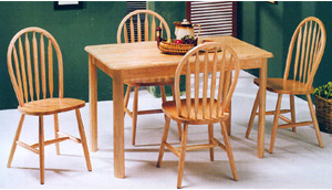 5-Piece All Natural Dinette Set 4150/25A (PJ)