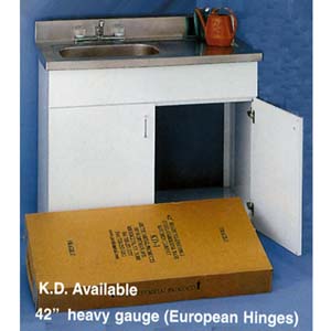 42 Heavy Gauge (European Hinge) K.D Sink Base (ARC)