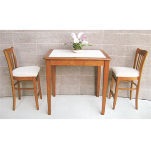 3-Pc Tile Top Bistro Counter Set 422BT_/621_ (SB)