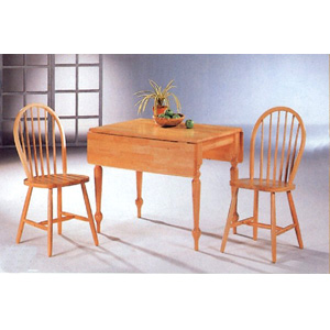 3-Pc Set Farm Table And Two Chairs 4250/4127 (CO)