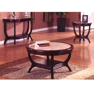 Coffee Table Set With Marble Top CM4302C (IEM)