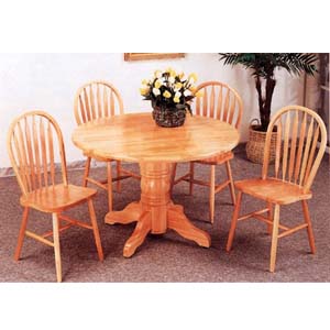 5-Pc Natural Dining Set 4350/4205 (CO)