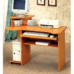 Oak Finish Computer Desk 4366 (CO)