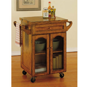 Noble Oak Kitchen Cart 439-462 (PW)