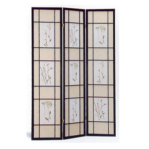 Black Finish Herbal Floral screen 4408(CO)