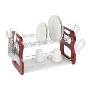 2 Tier Dish Rack - 22 inch 441_(KDYFS9)