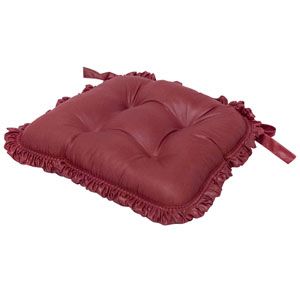 Chintz Ruffled Chair Cushion 4477 (GHFFS11)