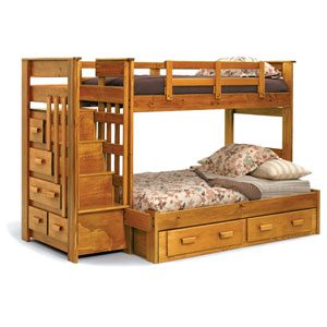 Escalade Solid Wood Twin  Bunk Bed 4500 (ML)