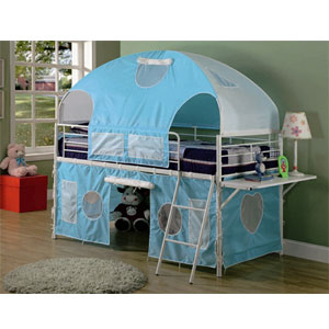 Boys Tent Loft Bunk Bed 460201 (CO) 