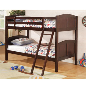 Cappuccino Twin/Twin Bunkbed 460213 (CO)