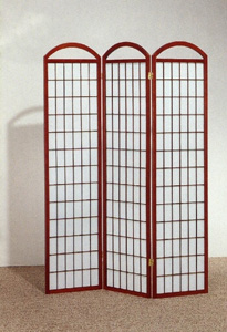 Cherry Finish Three Panel Screen 4671(CO)