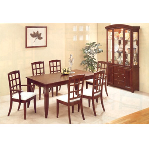 7-Pc Cherry Finish Dinette Set 4746-47 (CO)