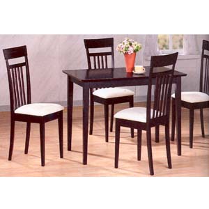 5-Pc Espresso Finish Dining Set 4833 (WD)