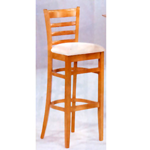 Maple Finish Bar Stool With Cushion Seat 4926 (CO)