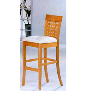 Maple Finish Weaving Back Bar Stool 4928 (CO)