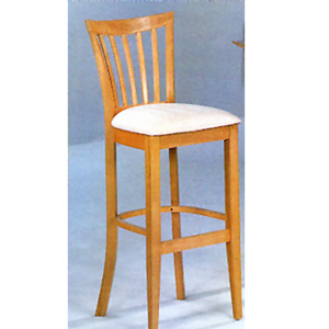 Vertical Bars Back Bar Chair In Maple Finish 4938 (CO)