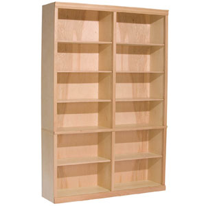 Wood 48 In. Wide Classic Bookcase 497W(1UFS)