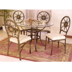 5 Pc Metal Dinette Set 4983/47140 (VL)