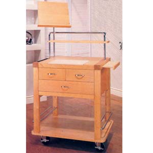 Honey Oak Finish Kitchen Cart 5030 (CO)