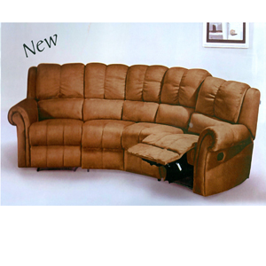 Harmony Leather Match Sectional 5050 (A)