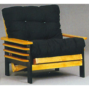 Golden Oak/Black Chair Frame 5084D (WD)